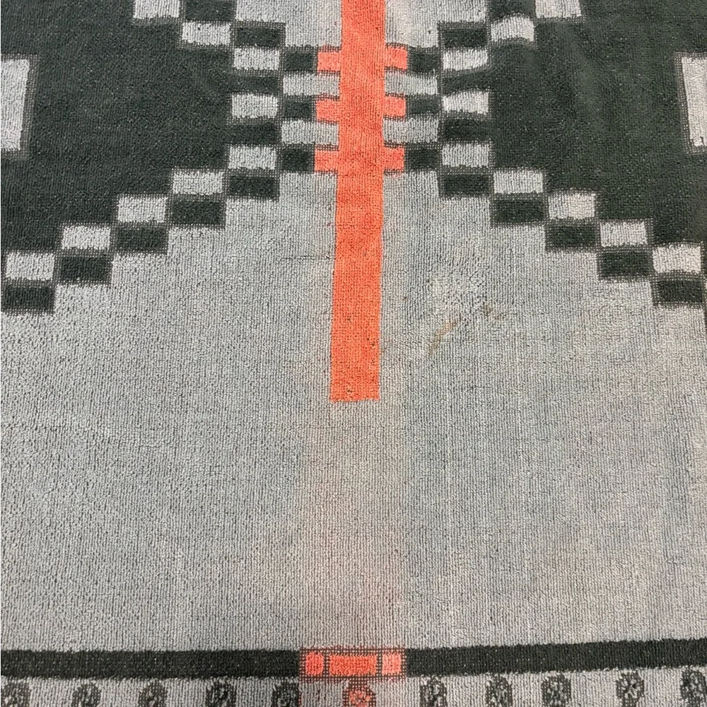 Vintage Southwest Royal Terry Towel in Turquoise and Orange